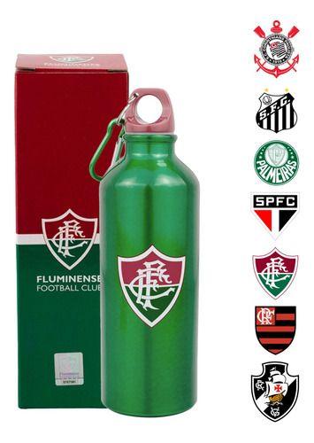 Imagem de Garrafa Aluminio Squeeze Santos Fc Futebol Oficial 500ml