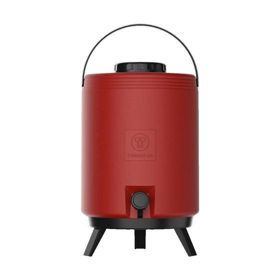 Garrafa Botijão Térmico Com Torneira Vermelho 12L Termolar Menor preço em Garrafa Botijão Térmico Com Torneira Vermelho 12L Termolar