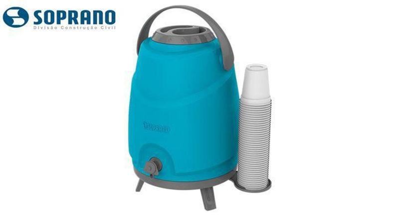 Imagem de Garrafa Botijão Térmico Tripé Aspen 12l Azul -soprano