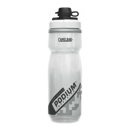 Imagem de Garrafa Camelbak Podium Dirt Series Chill de 620ml com sistema antigotejamento