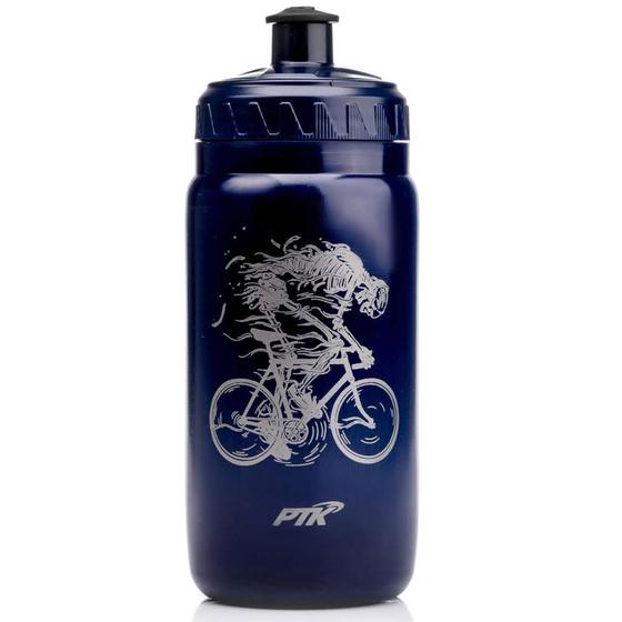 Imagem de Garrafa Ciclista Squeeze Discover 560ml Caveira Azul