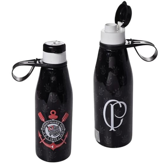 Imagem de Garrafa com Alça Corinthians Licenciado 530 ml
