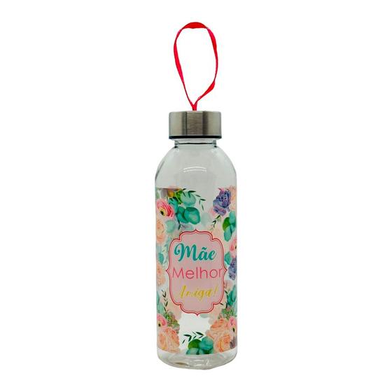Imagem de Garrafa com Alça - Mãe Melhor Amiga - 550ml  - 1 unidade - Rizzo