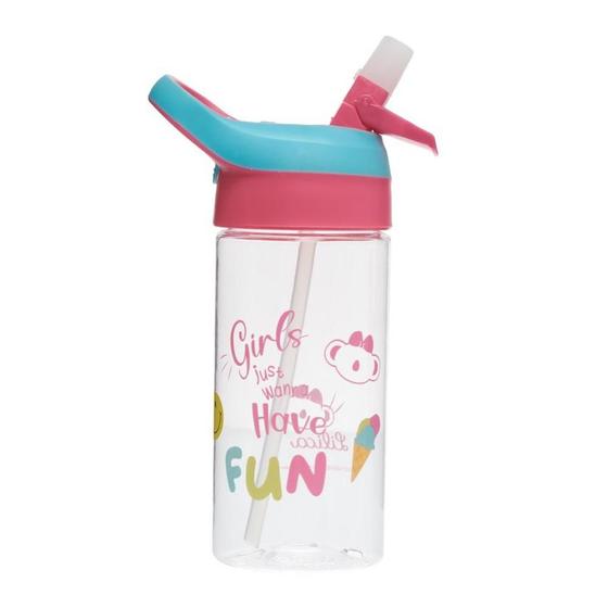 Imagem de Garrafa Com Canudo Pacific Lilica Lov It Have Fun Rosa