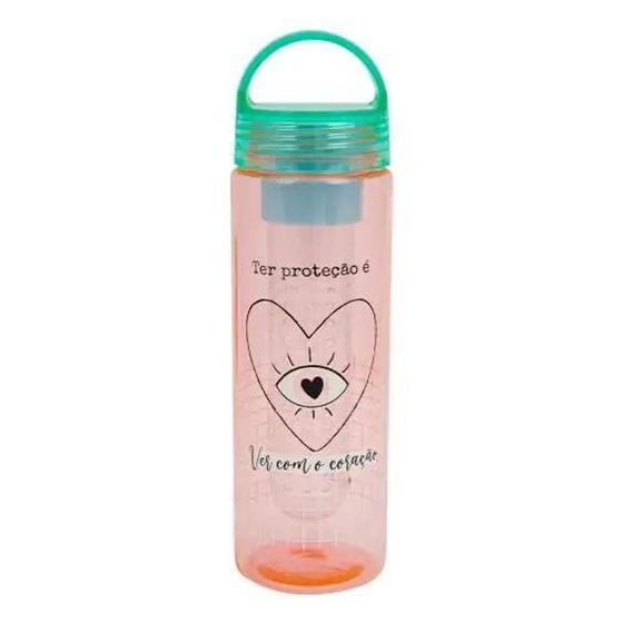 Imagem de Garrafa com Infusor 700ml Coração - 33157 - Uatt
