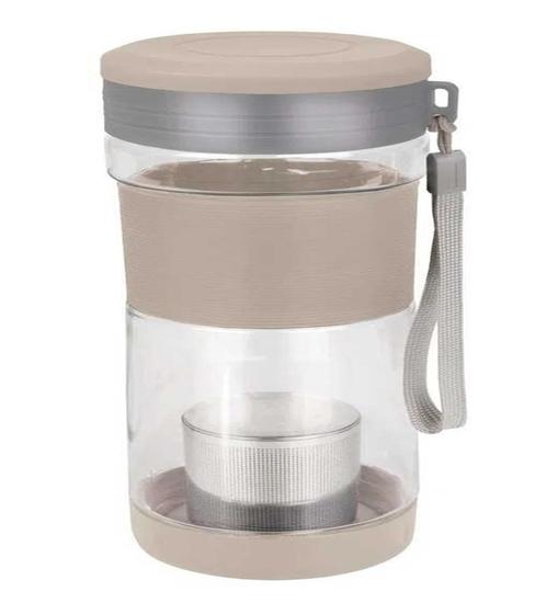 Imagem de Garrafa Com Infusor Para Chá 550Ml Mor 8049 - Bege
