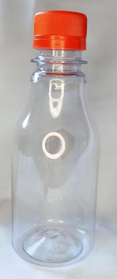 Imagem de Garrafa Coquinho 200ml Transparente Cristal com Tampa Colorida - Kit com 25 Unidades para Lembrancinhas e Muito Mais