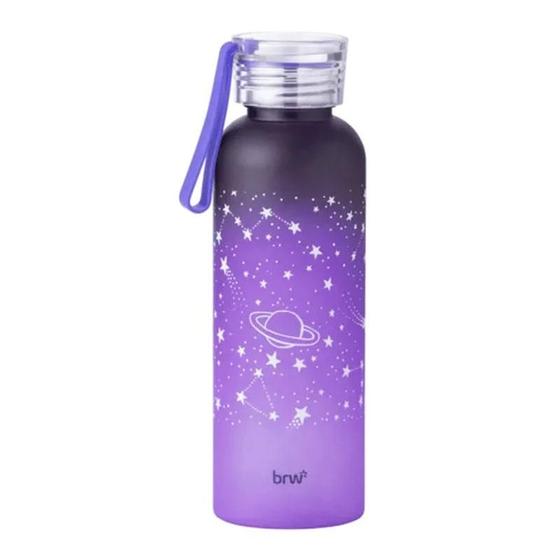 Imagem de Garrafa de Água 500ml Degradê Estrela GA0400 Roxo - BRW