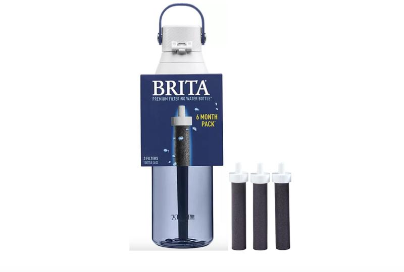 Imagem de Garrafa de Água Brita Premium com Filtro - 770ml (3 Filtros Inclusos)