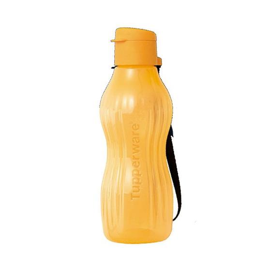 Imagem de Garrafa de água eco tupper 470 ml de freezer  laranja da tupperware