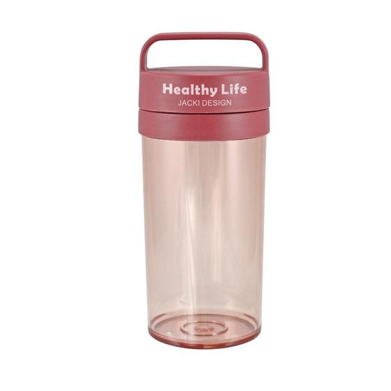 Imagem de Garrafa De Água Fitness Com Filtro Infusor Alça 430ml Concept Healthy Life Jacki Cores