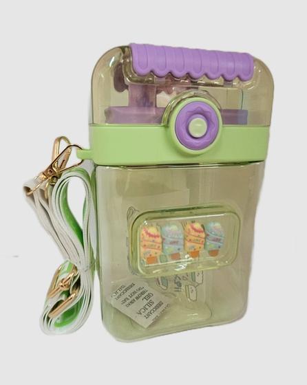 Imagem de Garrafa de Água Infantil Hello Summer com Bocal Dupla 850ml