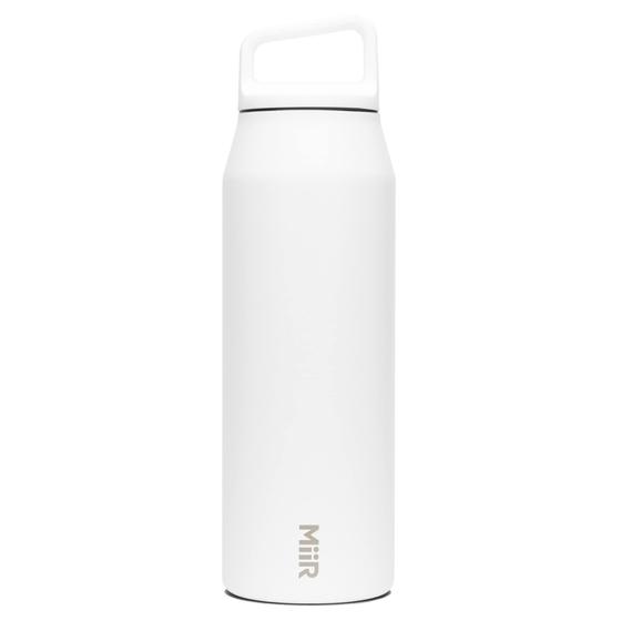 Imagem de Garrafa de água MiiR Wide Mouth 600mL em aço inoxidável isolada