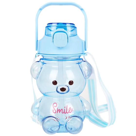 Imagem de Garrafa De Água Ursinho 1400Ml Squeeze Com Alça ul