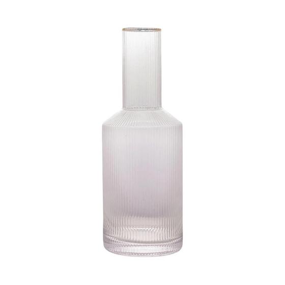 Imagem de Garrafa De Cristal Com Borda Dourada Lines Wolff 800ml