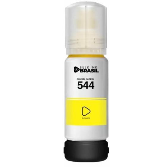 Imagem de Garrafa de tinta compatível T544 Amarelo para impressora Ecotank Epson