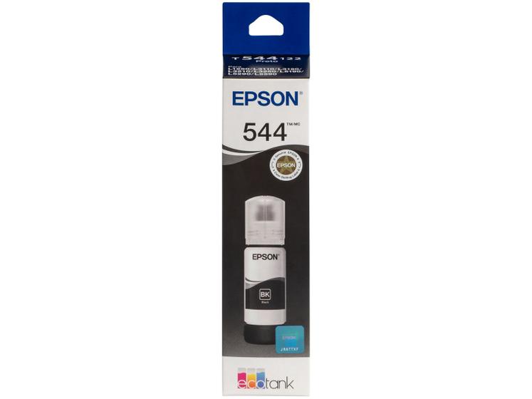 Garrafa de Tinta Epson EcoTank T544 Preta Original Refil Menor preço em Garrafa de Tinta Epson EcoTank T544 Preta Original Refil