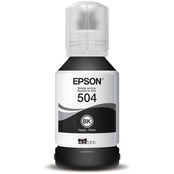 Imagem de Garrafa de Tinta Epson T504, Preto - T504120-AL