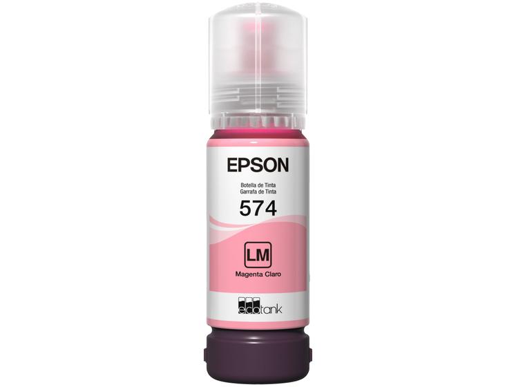 Imagem de Garrafa de Tinta Epson T574 Magenta Claro Original Refil