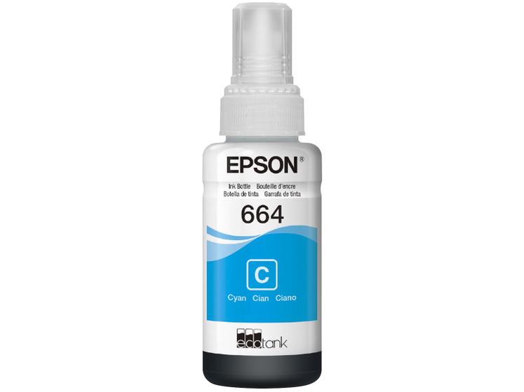 Imagem de Garrafa de Tinta Epson T664220 Ciano Original