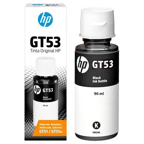 Garrafa De Tinta Original Para Refil De Impressora Gt53 Preto 90ml Menor preço em Garrafa De Tinta Original Para Refil De Impressora Gt53 Preto 90ml