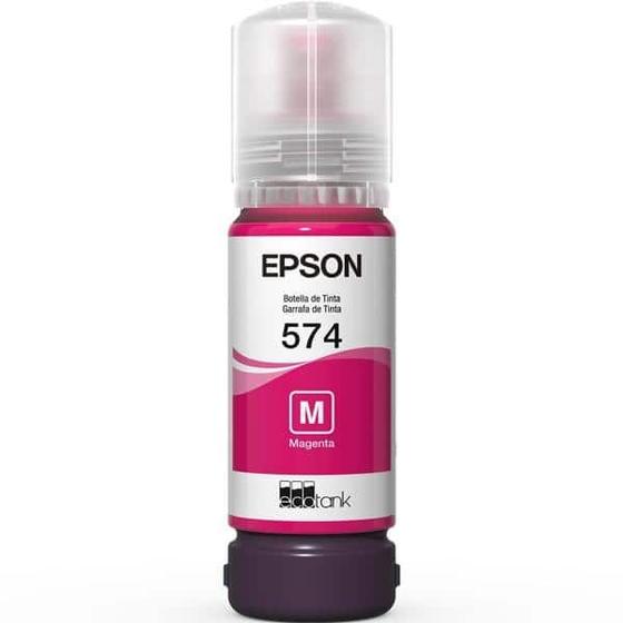 Imagem de Garrafa de tinta T574 magenta para impressora Jato de Garrafa de tinta L8050 L18050