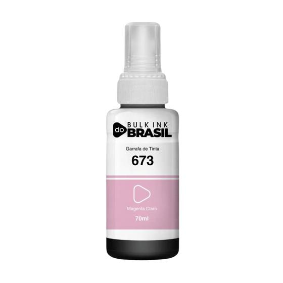 Imagem de Garrafa de Tinta T673 T673620AL Magenta Claro Compatível Epson L805