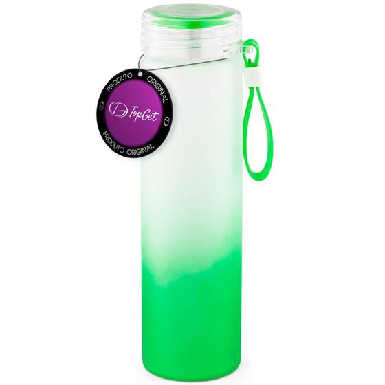 Imagem de Garrafa De Vidro 470 Ml Frost Topget - Verde