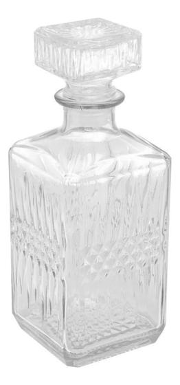 Imagem de Garrafa De Whisky Licoreira Decorativa Em Vidro 900 ml Cor Incolor