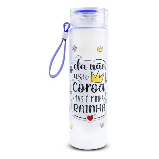 Imagem de Garrafa Dia Das Mães Roxa Rainha  500ml FBC01011 - Wincy