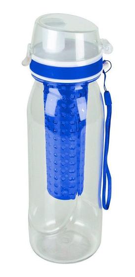 Imagem de Garrafa Esportiva Com Infusor 680 Ml Azul Moda Do Chef