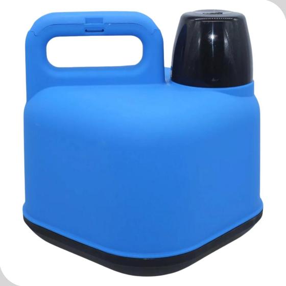 Garrafa Garrafão Termico 3L Azul Com Alça e Tampa Agua Mor - Botijão ...