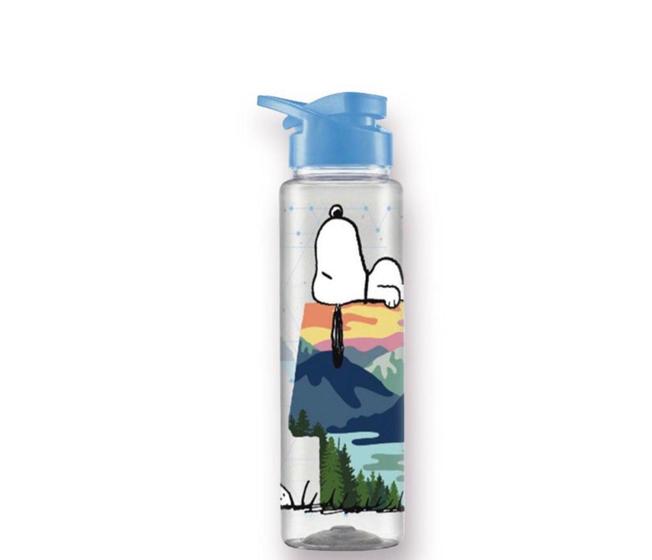 Imagem de Garrafa Garrafinha Água Squeeze Snoopy Menina Menino Unisex  750ml Charme Novidade - PLASUTIL