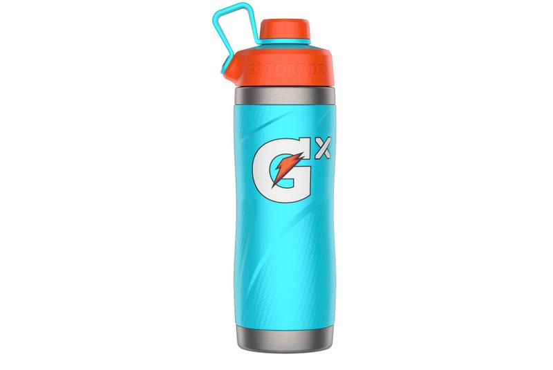 Imagem de Garrafa Gatorade Gx Aço Inoxidável 946mL Azul Neon