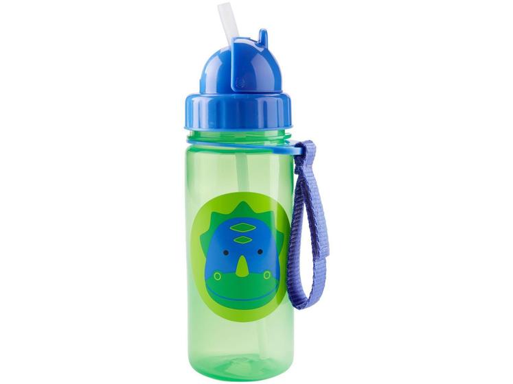 Imagem de Garrafa Infantil com Alça 384,5ml Dino Skip Hop - Zoo