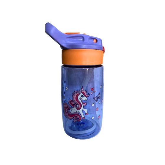 Imagem de Garrafa Infantil Com Canudo Flip-Top 450ml