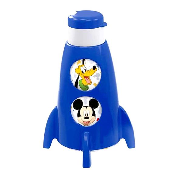 Imagem de Garrafa Infantil de Foguete Mickey para Suco e Refrigerante