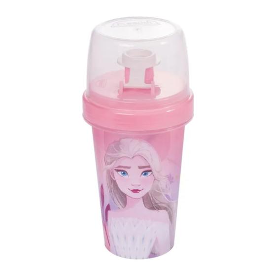 Imagem de Garrafa Infantil Frozen 320ml Escolar Sheikeira P/ Lancheira