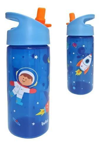 Garrafa Infantil Menino Astronauta Com Canudo Divertida Buba - Garrafa ...