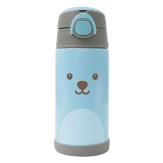 Imagem de Garrafa Infantil Térmica Buba 400ml Parede Dupla Inox Azul