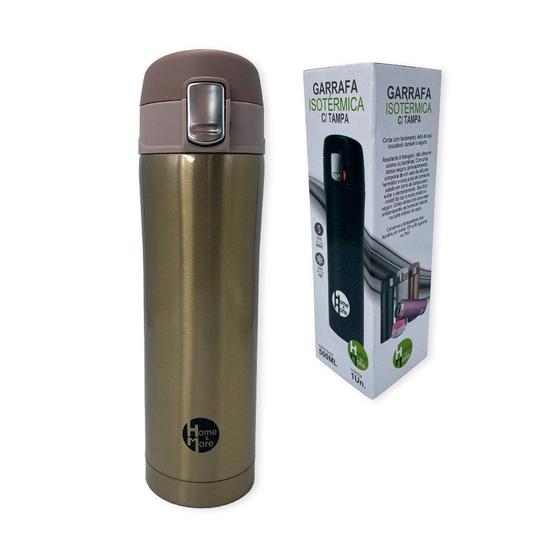 Imagem de Garrafa Isotérmica com Tampa 500ml  Squeezer Compacta 