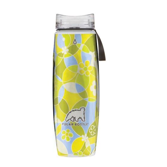 Imagem de Garrafa Isotérmica Polar Bottle Ergo Circles Flowers 650ml Caramanhola