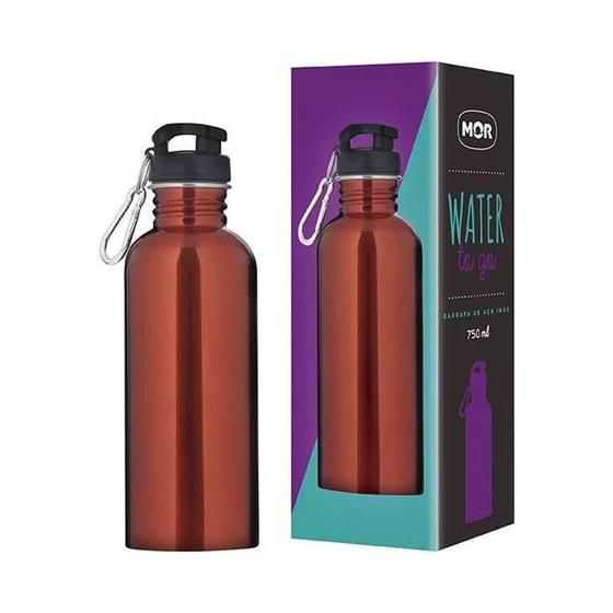 Imagem de Garrafa Mor Water To Go 750Ml Laranja - 8057