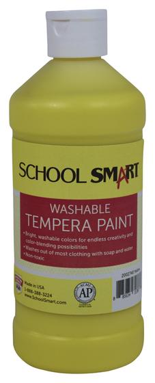 Imagem de Garrafa Paint School Smart Lavável Amarelo Têmpera de 473 ml