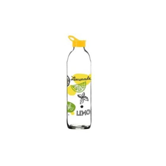 Imagem de Garrafa para agua de vidro limonade 1000ml - h111755810 - CASA AMBIENTE