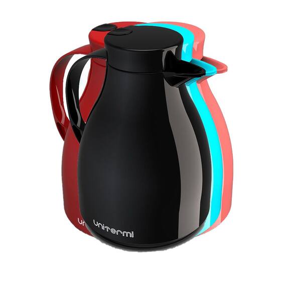 Garrafa para Café Chá Suco Bule com Gatilho 1L Design Novo - Unitermi ...