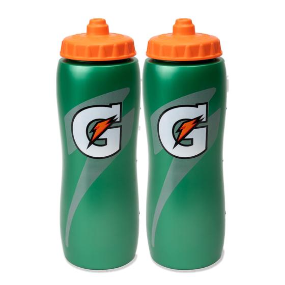 Imagem de Garrafa para esportes aquáticos Gatorade Squeeze 960 ml, pacote com 2