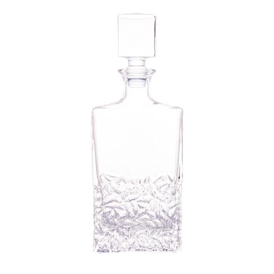 Imagem de Garrafa para Whisky de Cristal Lapidada 700ml 27778 Wolff