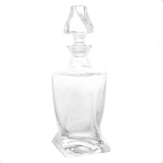 Imagem de Garrafa Para Whisky De Cristal Tortile 750ml - 20624 Wolff