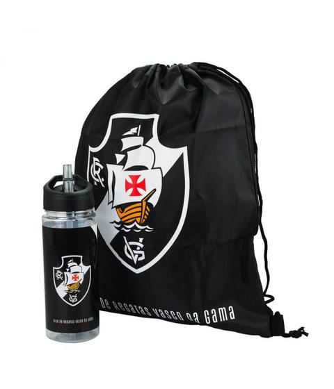 Imagem de Garrafa Plástico 450Ml Com Mochila Tipo Saco - Vasco